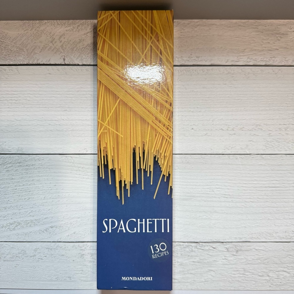 Spaghetti Cookbook Mondadori 130 Recipes Tall Hardcover